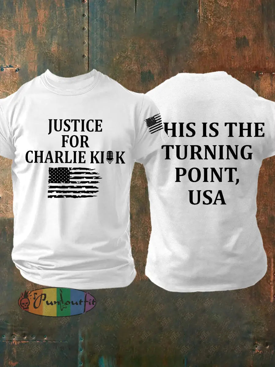 Men’s This Is The Turning Point Short-sleeved T-shirt White / S