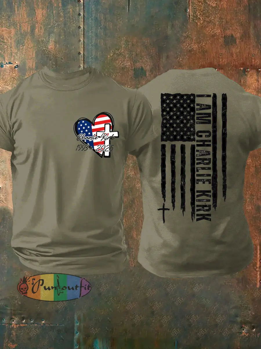 Men’s True Patriot 31 Printed T-shirt Army Green / S