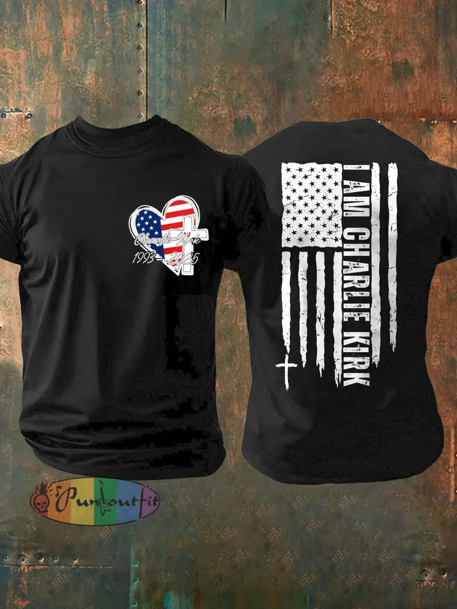 Men’s True Patriot 31 Printed T-shirt Black / S