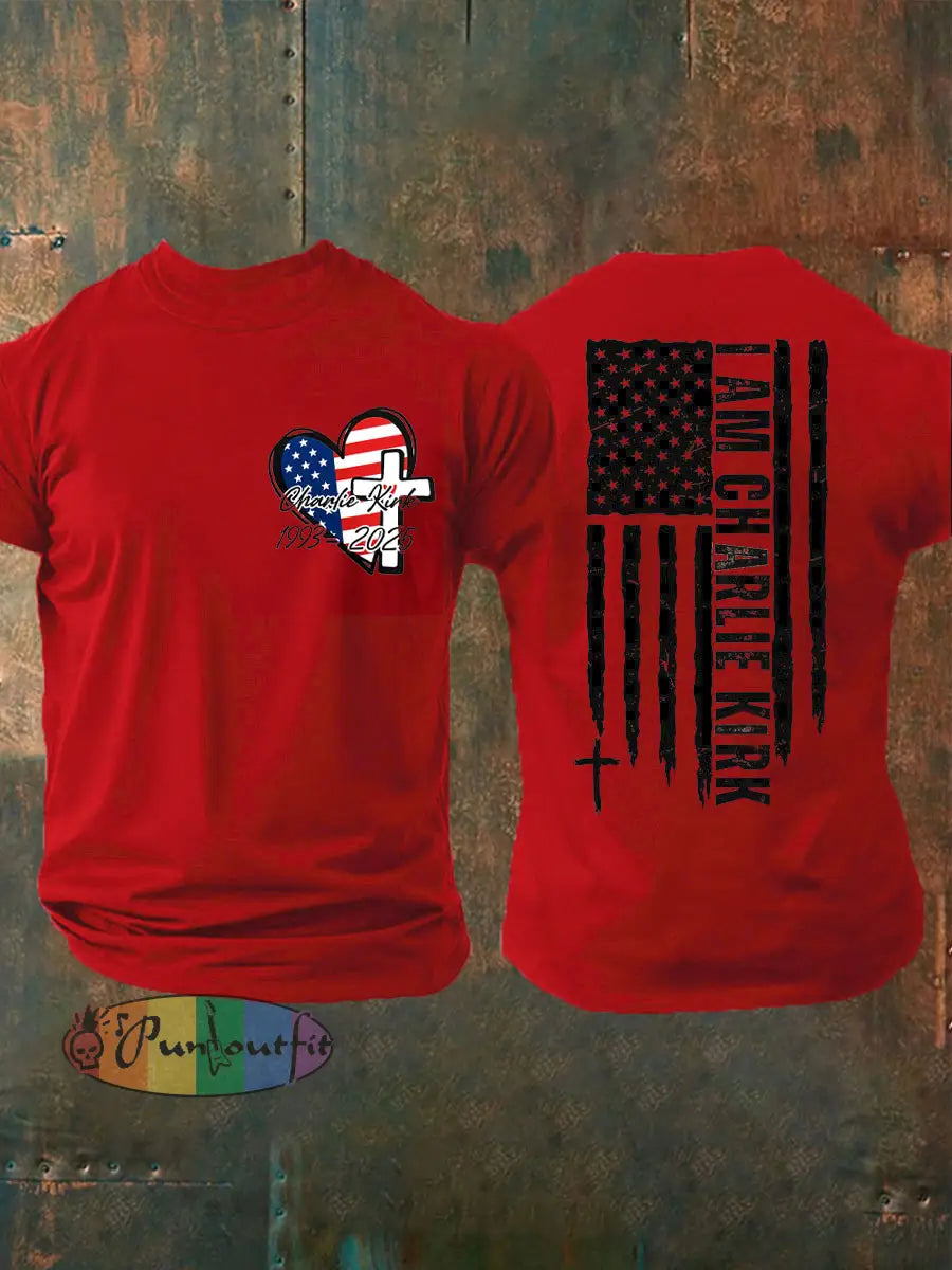 Men’s True Patriot 31 Printed T-shirt Pure Red / S