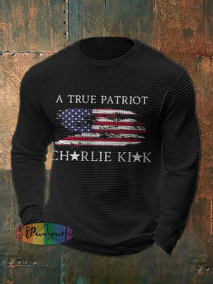 Men’s Turning Point Flag Printed T-shirt Black / S