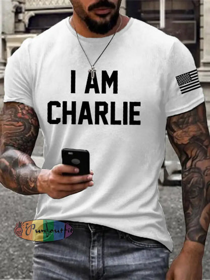 Men’s Turning Point I Am PrintedT-shirt White