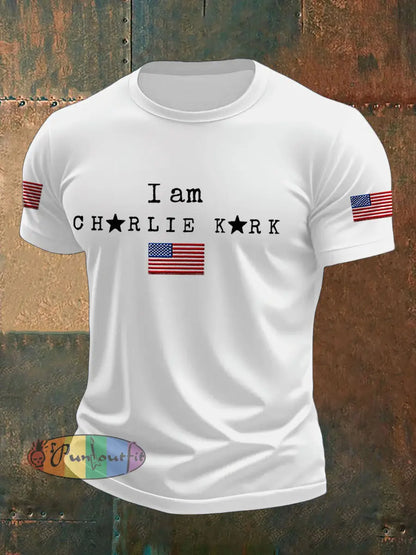 Men’s Turning Point I Am PrintedT-shirt White