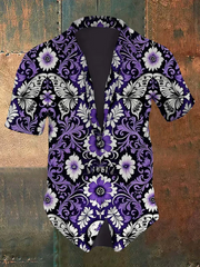 Women's Halloween Skull Vintage Print Suspender Dress