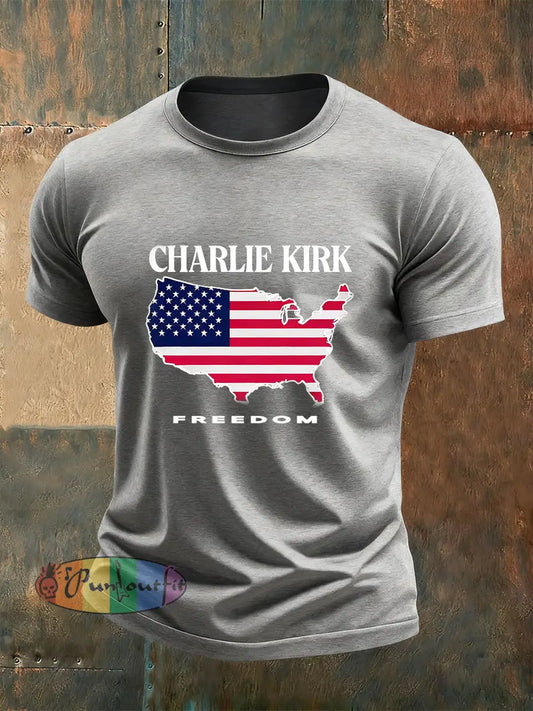 Men’s Vintage Freedom Casual T-Shirt A / S