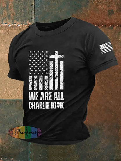 Men’s We Are All Kirk Short-sleeved T-shirt Black / S