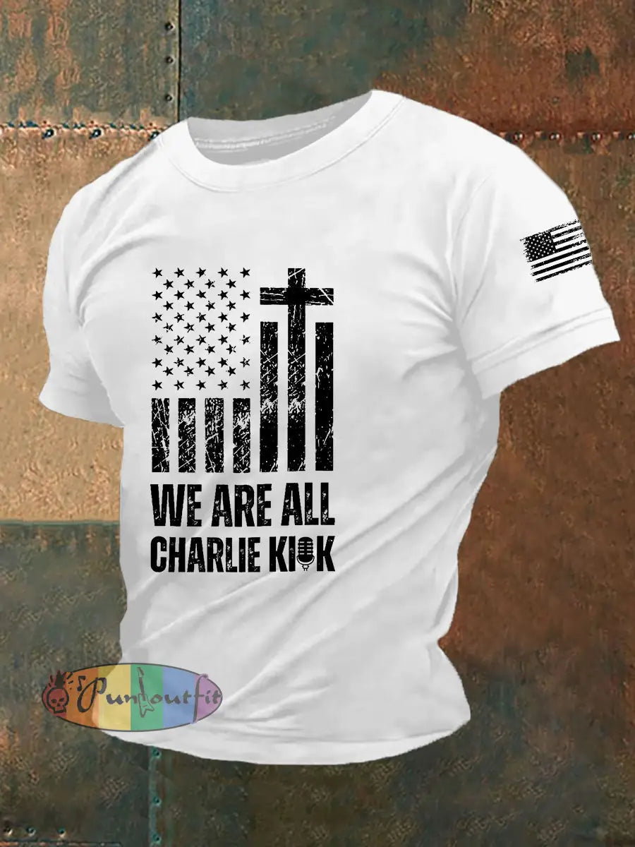 Men’s We Are All Kirk Short-sleeved T-shirt White / S