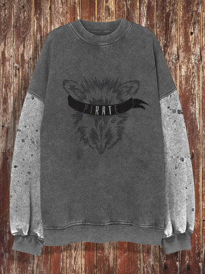 Men's printed crewneck sweatshirt