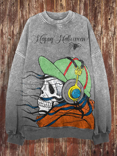 Men's printed crewneck sweatshirt