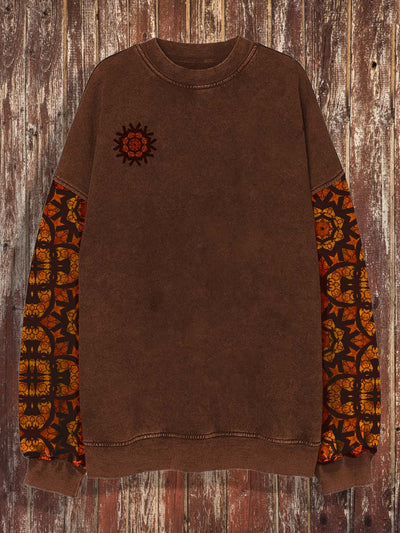 Men's printed crewneck sweatshirt