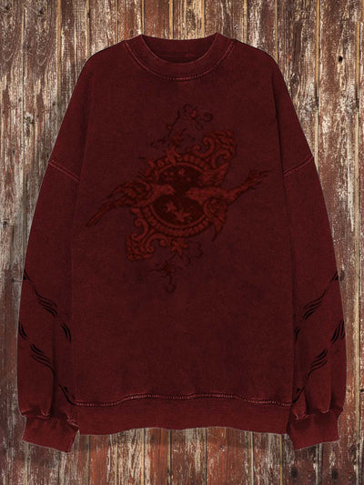 Men's printed crewneck sweatshirt