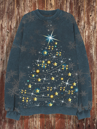 Unisex Christmas  Round Neck Casual Fashionable Loose Long Sleeved Sweatshirt