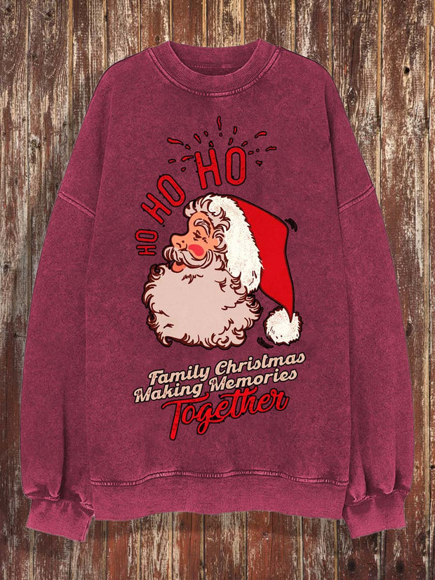 Men's Christmas printed sweatshirt