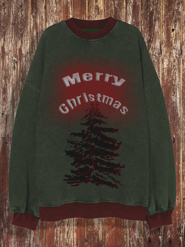 Unisex Christmas  Round Neck Casual Fashionable Loose Long Sleeved Sweatshirt