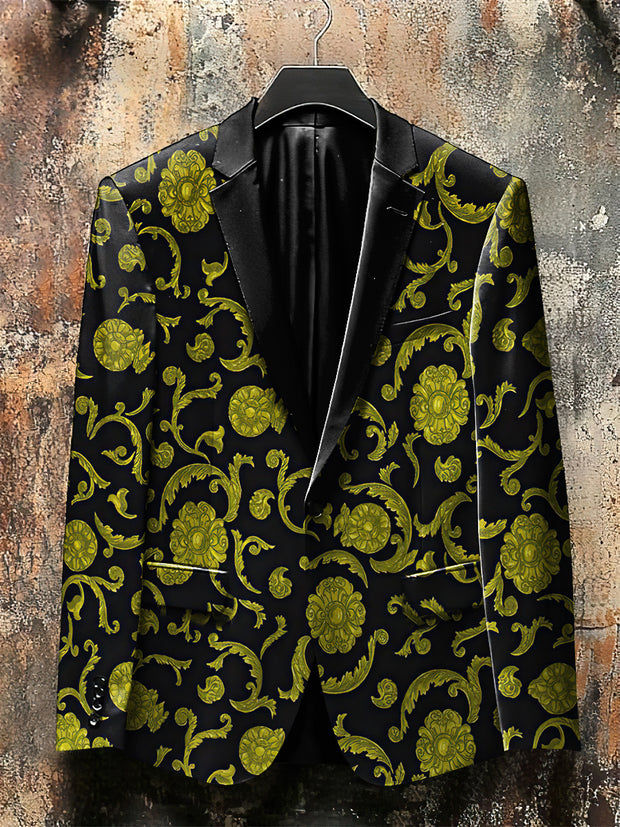 Dark Style Palace Pattern Print Gothic Jacket