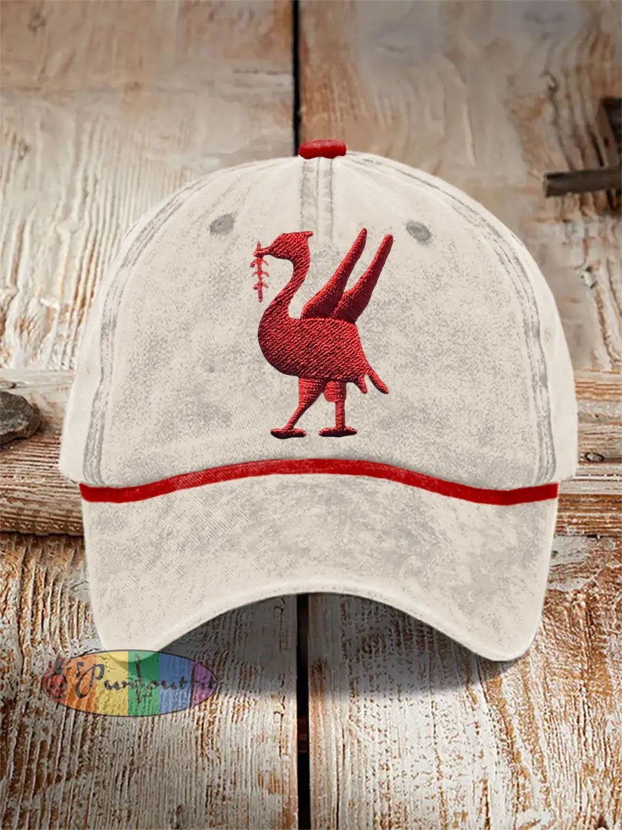 The liver bird and unisex hats Apricot / ONE