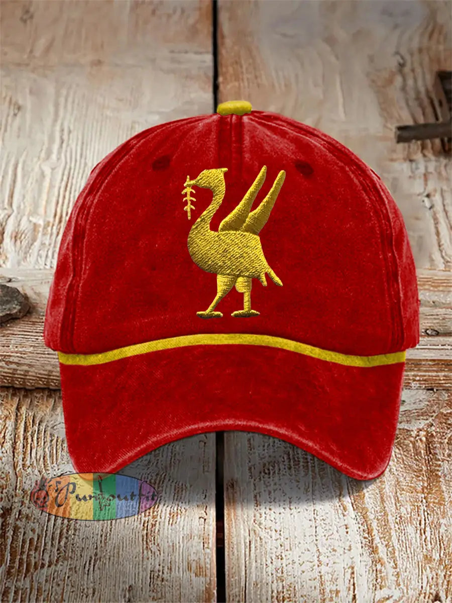 The liver bird and unisex hats Red / ONE