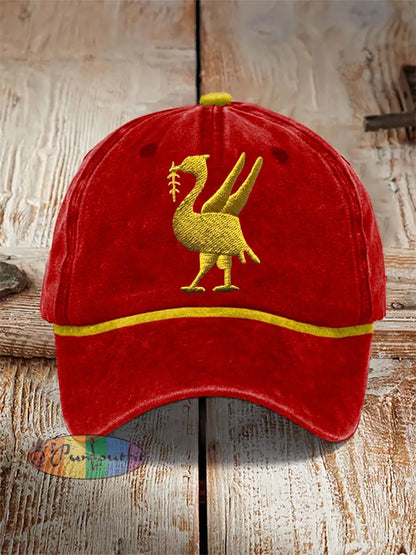 The liver bird and unisex hats Red / ONE