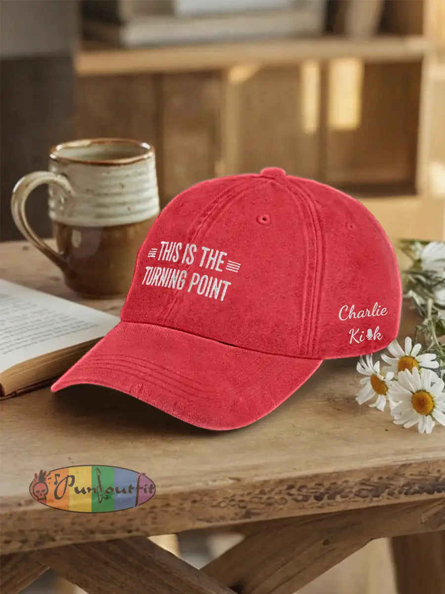 This Is The Turning Poin Hat Red / ONE