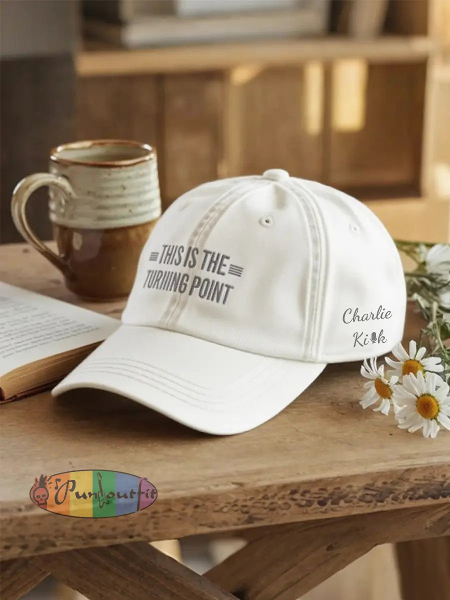This Is The Turning Poin Hat White / ONE