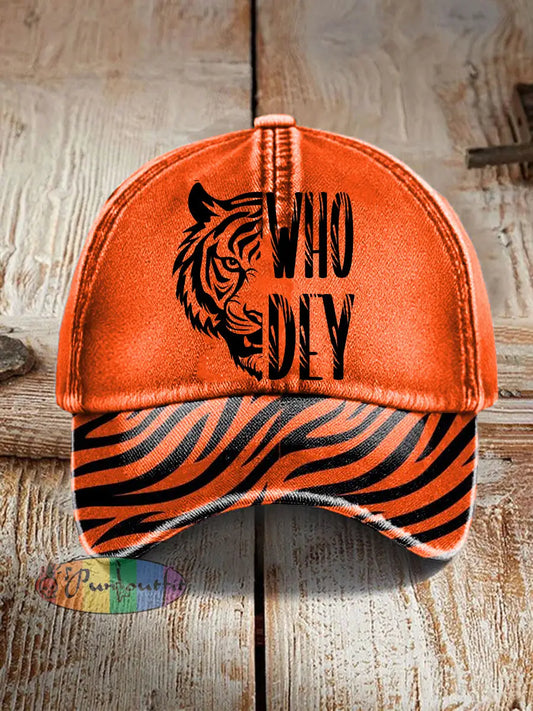 Unisex American football hat Orange / ONE