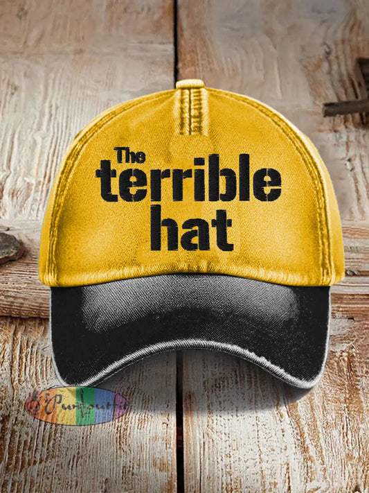 Unisex American football hats Black Gold / ONE