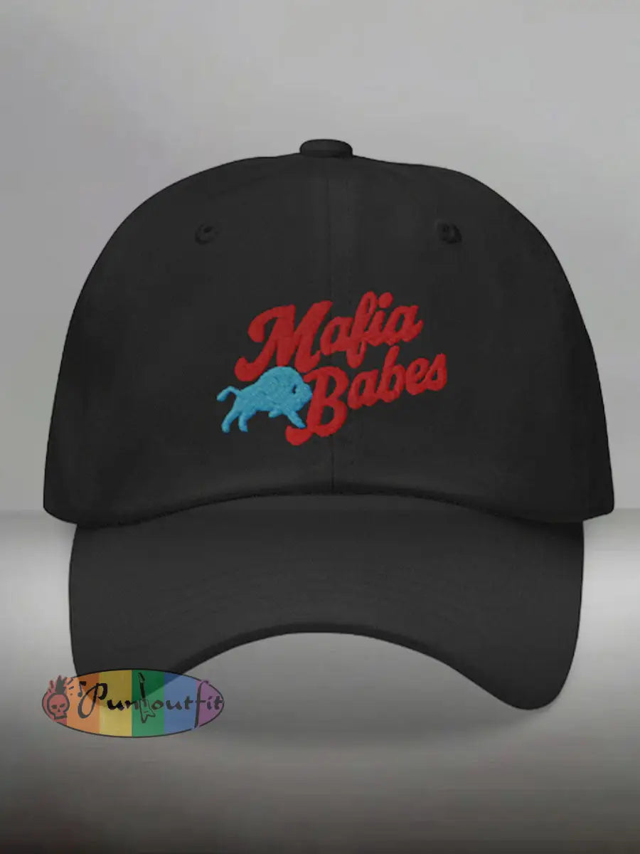 Unisex Buffalo Football Lover Print Hat Black / ONE
