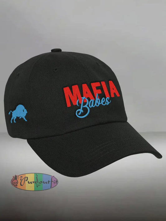 Unisex Buffalo Football Lover Print Hat Black / ONE