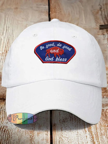 Unisex Buffalo Football Lover Print Hat White / ONE
