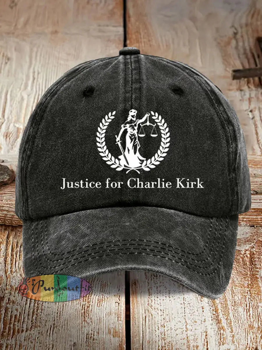 Unisex Charlie Kirk Commemorative Printed Hat B / S