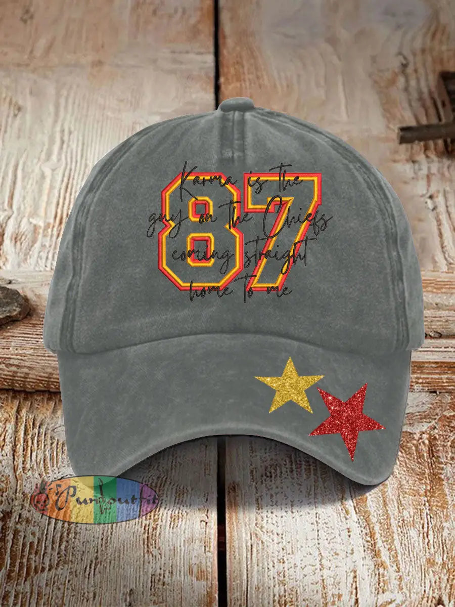 Unisex Chiefs 8789 Diva Engaged Era Printed Hat Light Gray / ONE