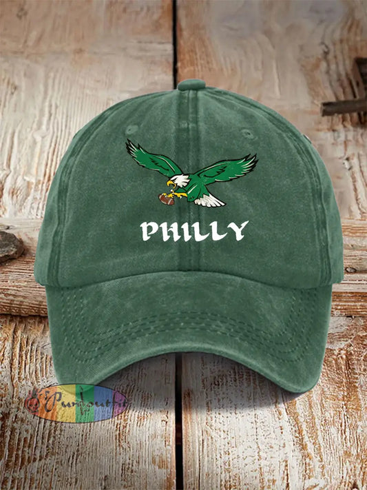 Unisex Fly Eagles! Football Fans Lovers Gameday Hat Green / ONE