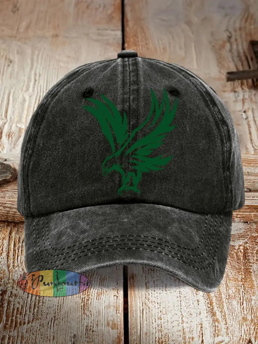 Unisex Football Fans Lovers Gameday Casual Design Print Hat Black / ONE