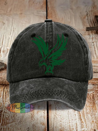 Unisex Football Fans Lovers Gameday Casual Design Print Hat Black / ONE