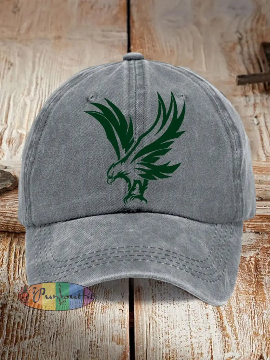 Unisex Football Fans Lovers Gameday Casual Design Print Hat Gray / ONE