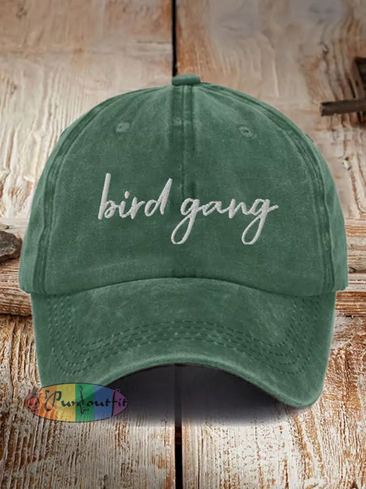 Unisex Football Fans Lovers Gameday Casual Design Print Hat Green / ONE