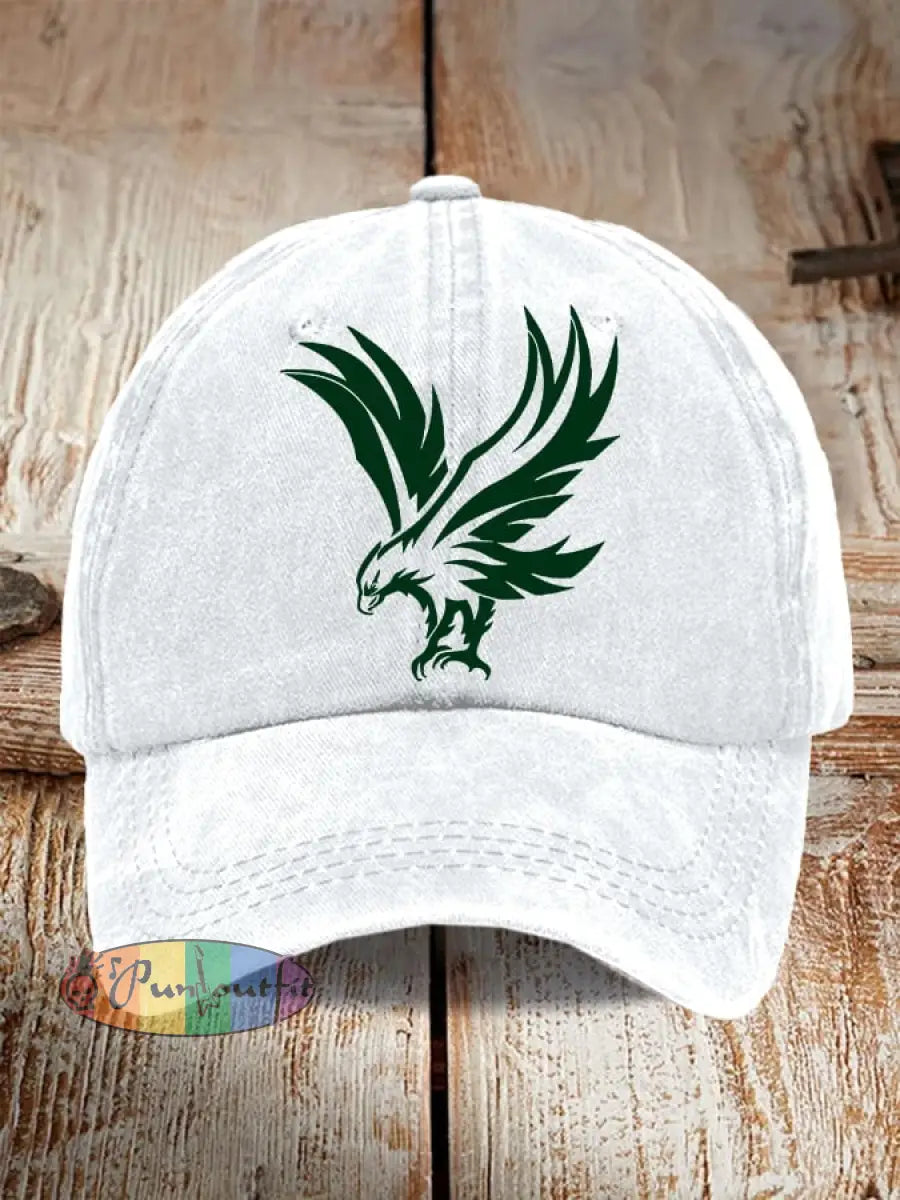 Unisex Football Fans Lovers Gameday Casual Design Print Hat White / ONE