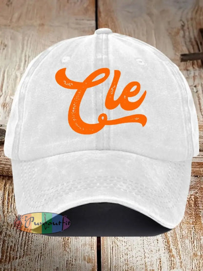 Unisex Football Fans Lovers Gameday Casual Design Print Hat White / ONE