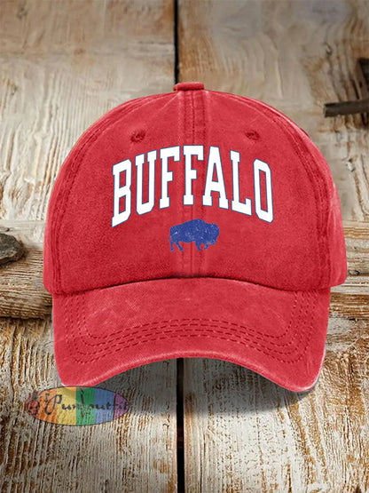 Unisex Football Fans Lovers Gameday Casual Hat Red / ONE