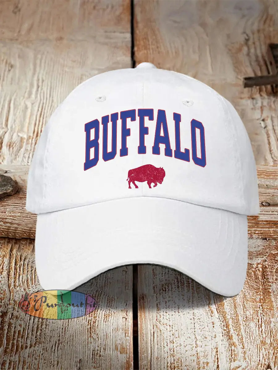 Unisex Football Fans Lovers Gameday Casual Hat White / ONE