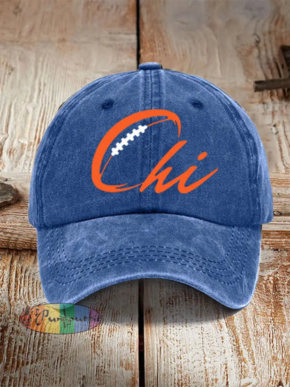Unisex Football Fans Lovers Gameday Hat Blue / ONE
