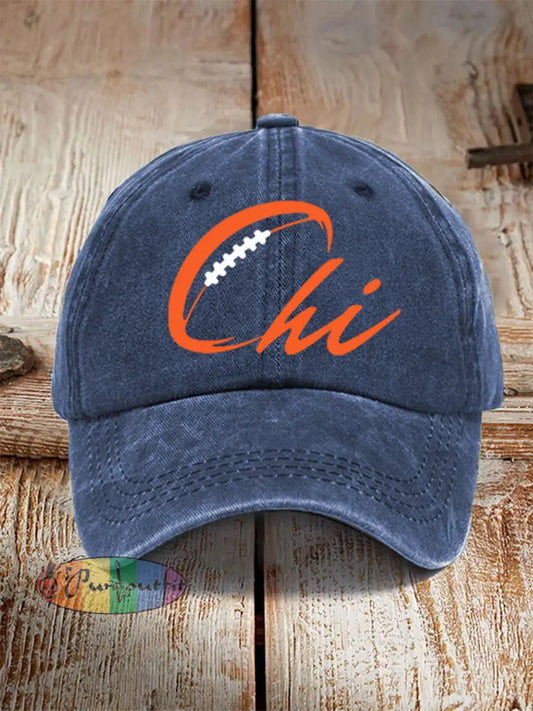 Unisex Football Fans Lovers Gameday Hat Navy Blue / ONE