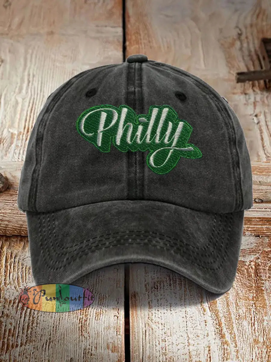 Unisex Football Fans Lovers Gameday Print Hat Black / ONE