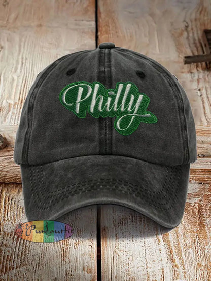 Unisex Football Fans Lovers Gameday Print Hat Black / ONE