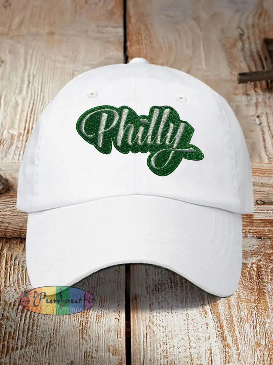 Unisex Football Fans Lovers Gameday Print Hat White / ONE