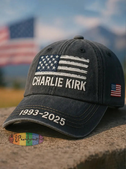 Unisex Freedom Is Not Free R.I.P Charlie Kirk Print Hat Black / ONE