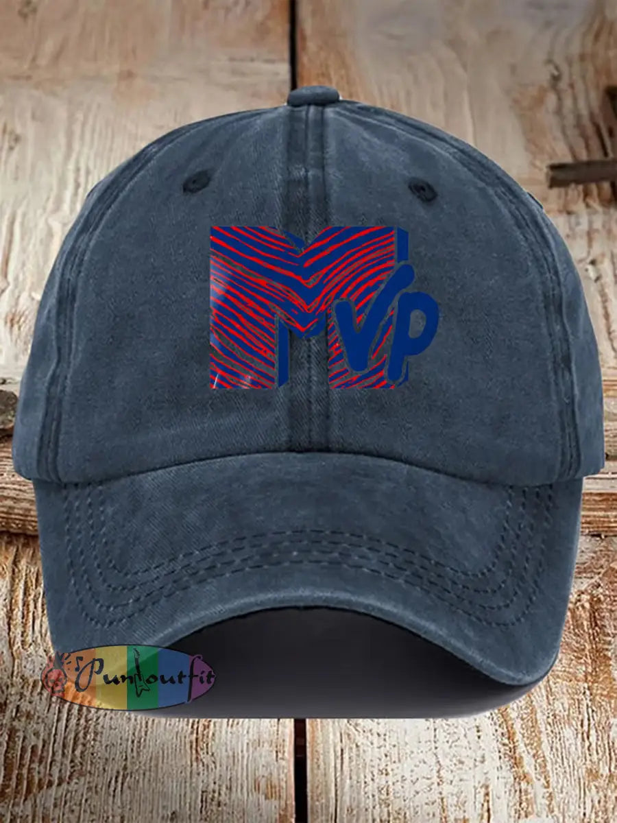 Unisex Go Buffalo Football Fans Lovers Gameday Print Hat Navy Blue / ONE