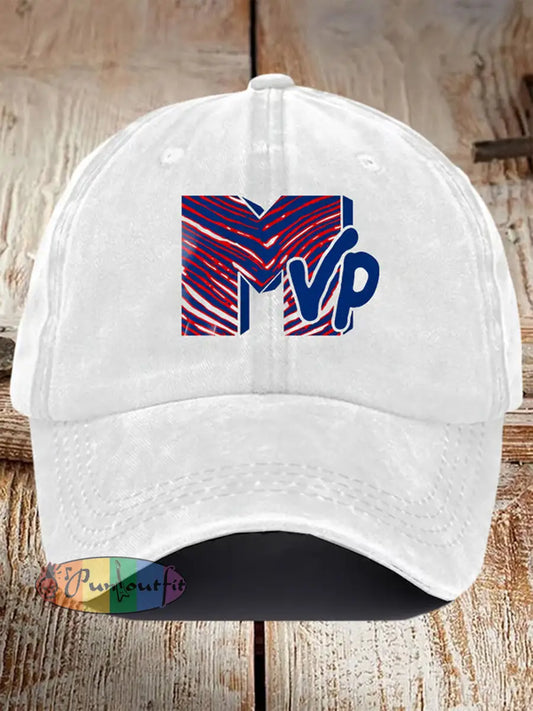 Unisex Go Buffalo Football Fans Lovers Gameday Print Hat White / ONE