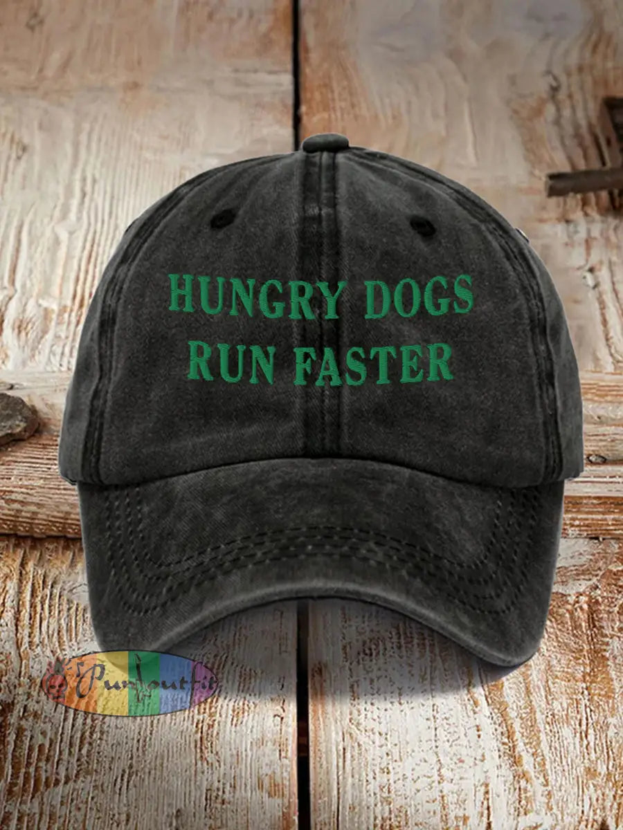 Unisex Hungry Dogs Run Faster,Fly Eagles Fly Football Fans Lovers Gameday Hat Black / ONE