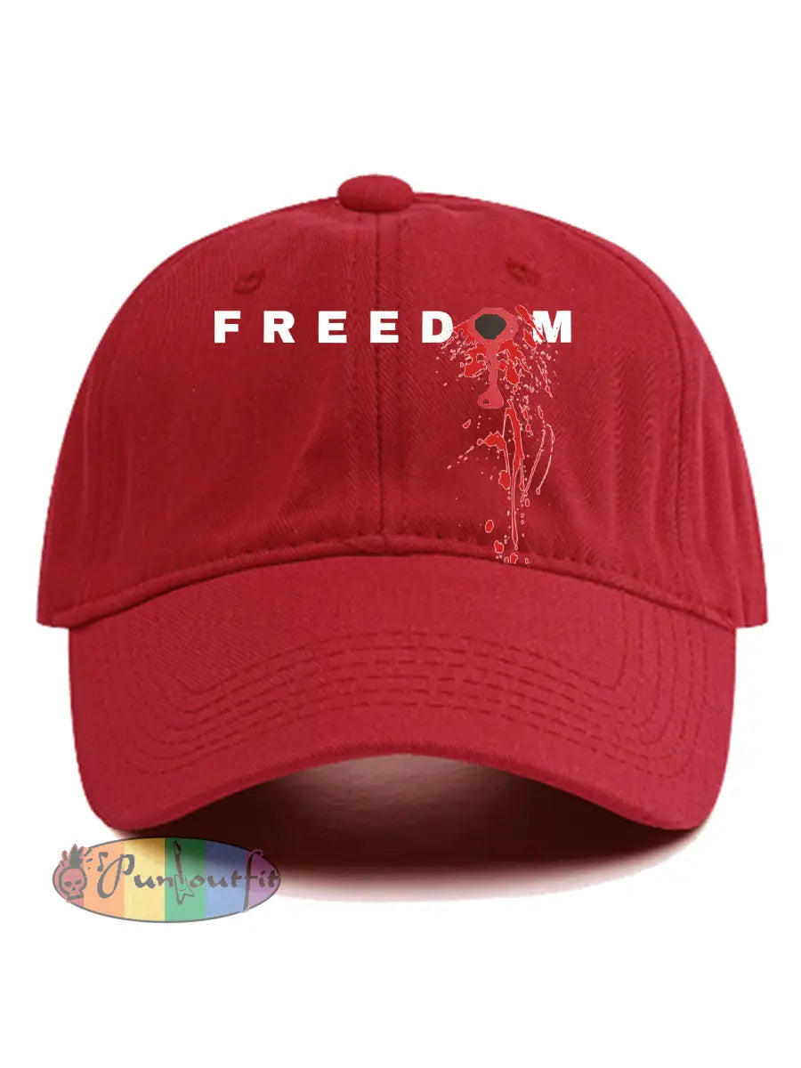 Unisex patriot hat Red / ONE